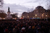 Rassemblement du mouvement "Nuit debout" place de la république à Paris - Nicolas Vigier